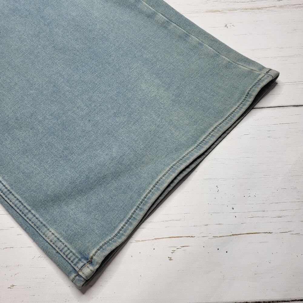 Rag & Bone The Serena Full Length Wide Leg Jeans High Rise Stretch Light Wash 29 - Picture 9 of 13